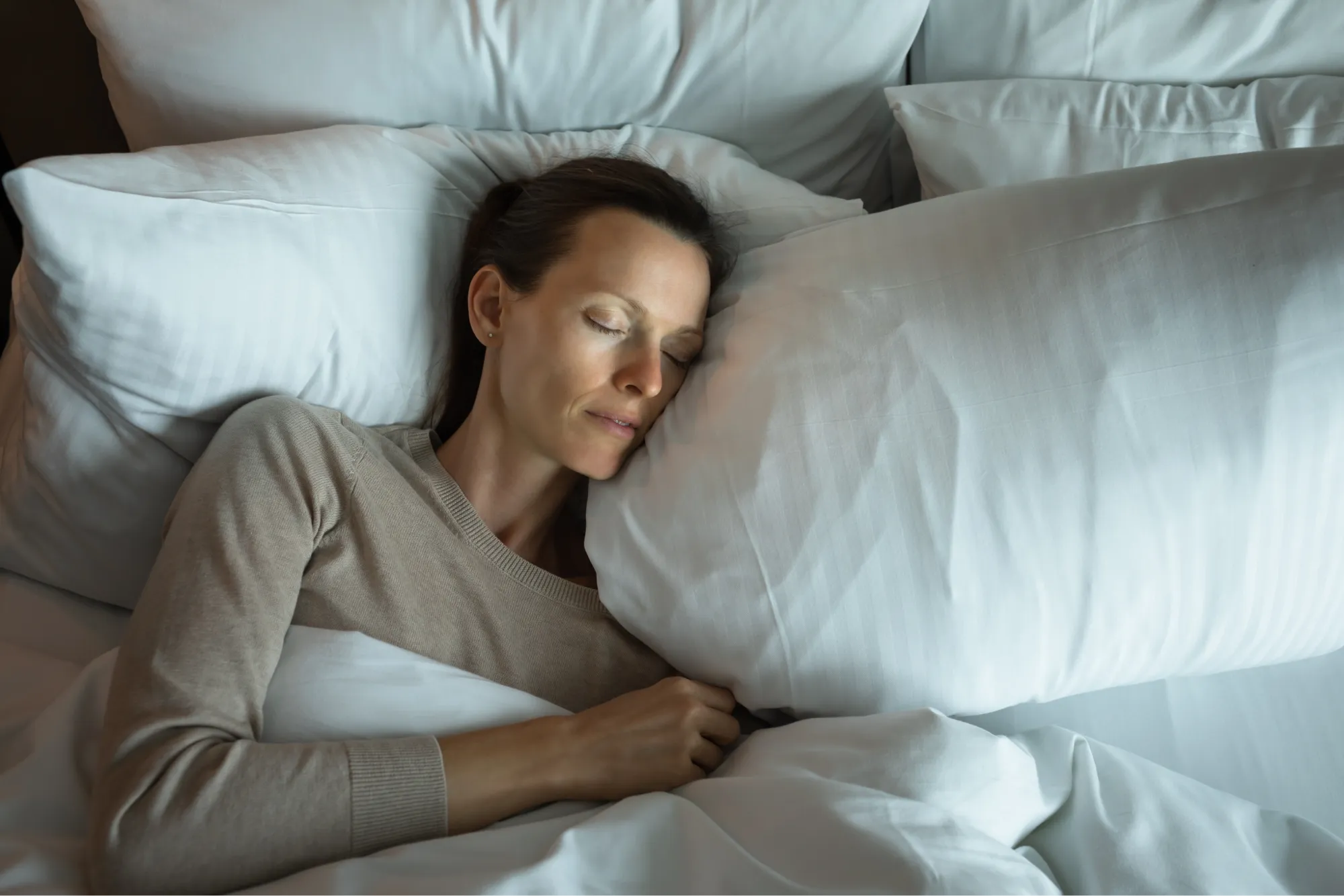 Patient experiencing shoulder pain during and after sleep.