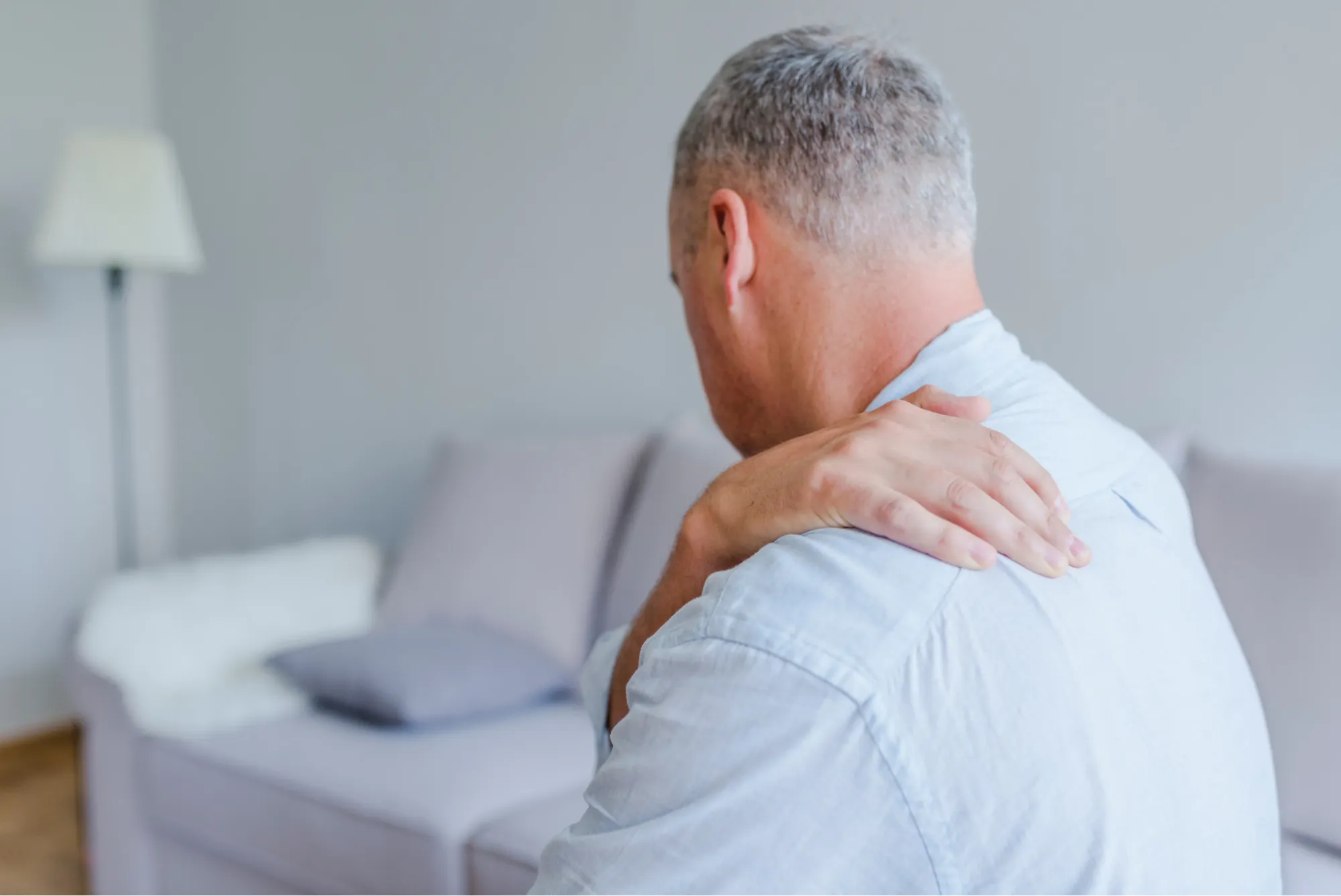 patient completing rotator cuff surgery recovery after surgery.