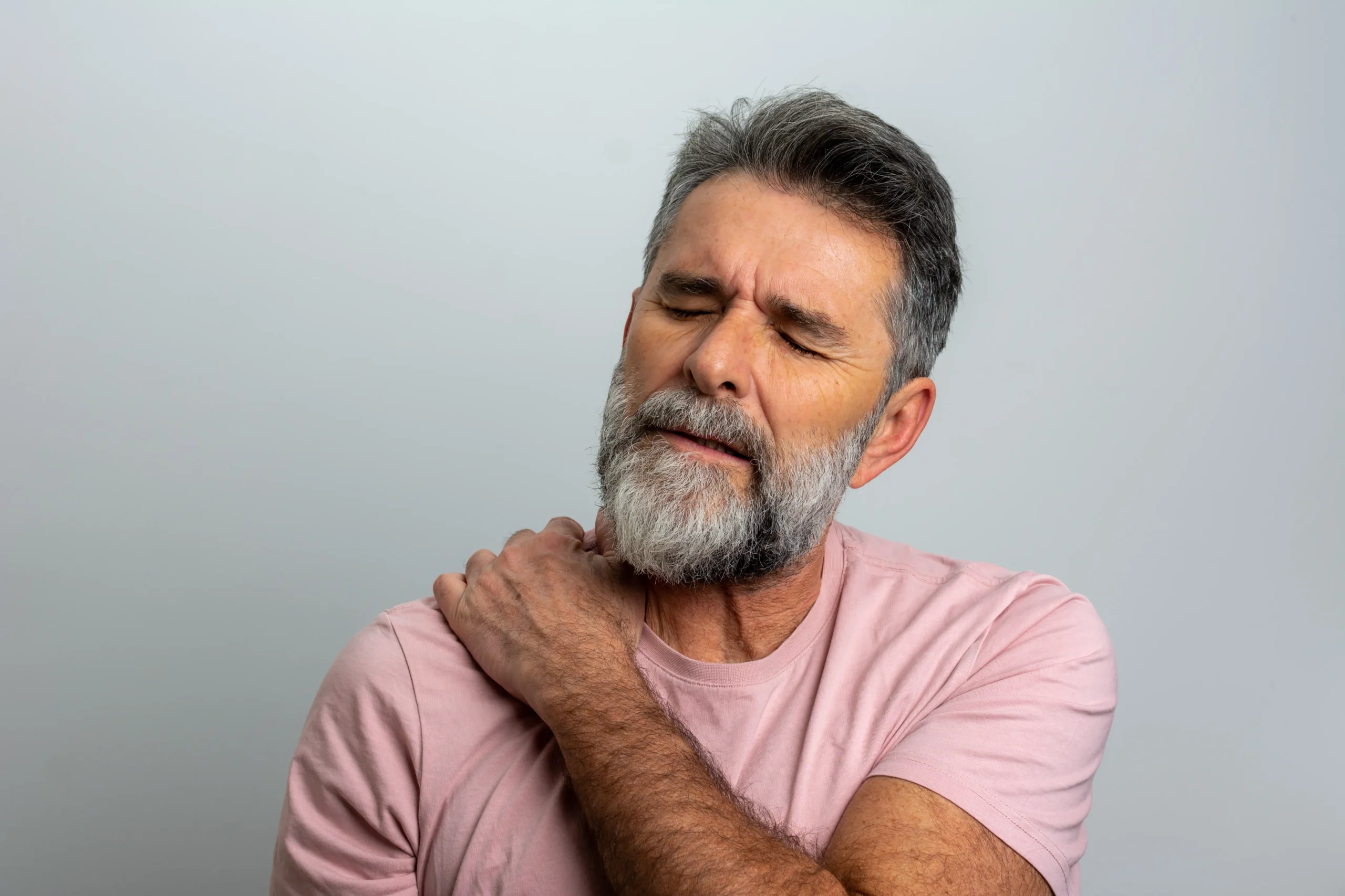 Patient with shoulder pain